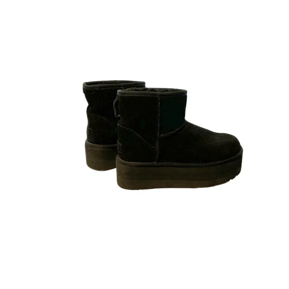 UGG Women’s Classic Mini Platform Booties – Size 7 – NWOT – Suede, UGGplush™ - Picture 7 of 11